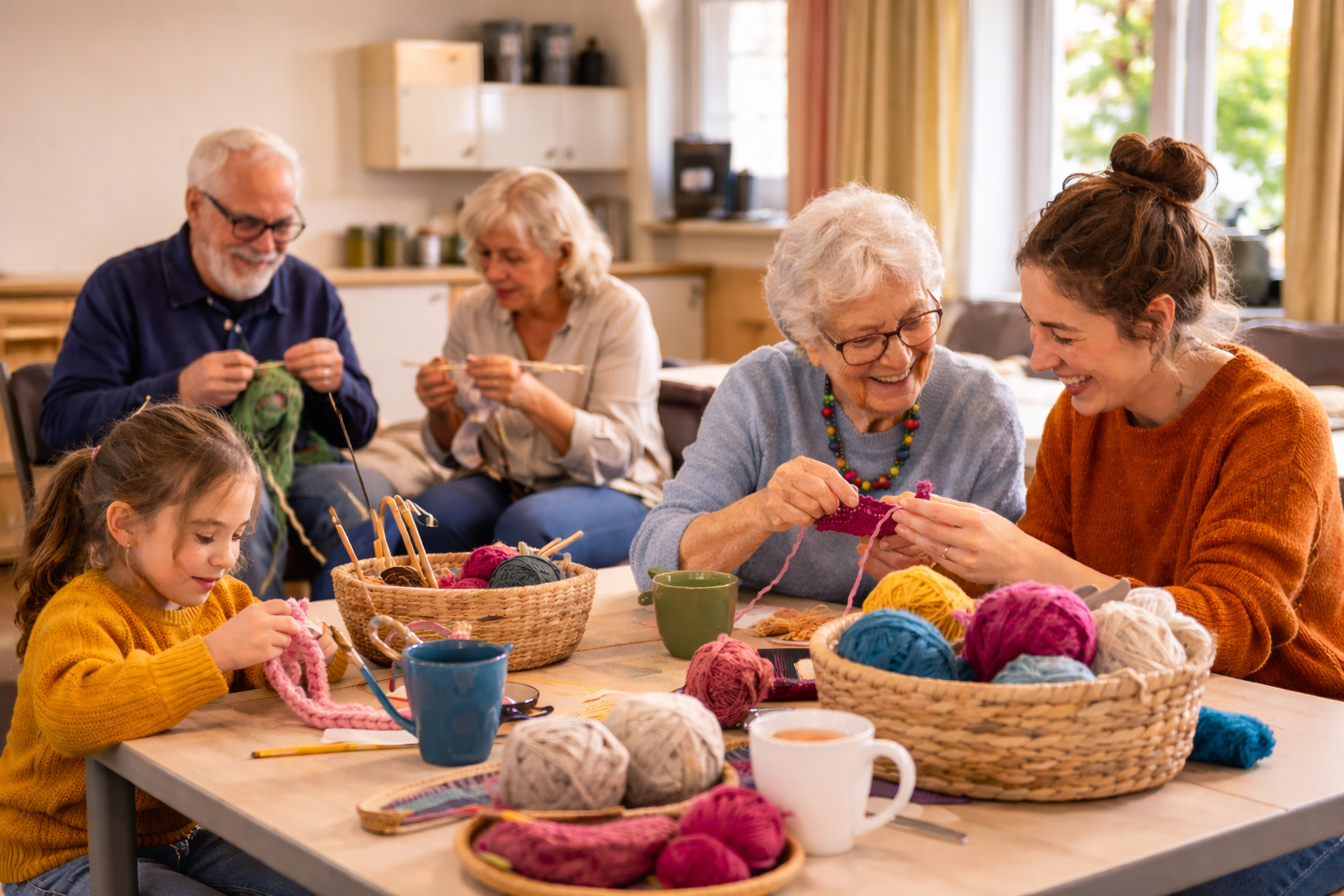 Masche für Masche – Kreativ im Club