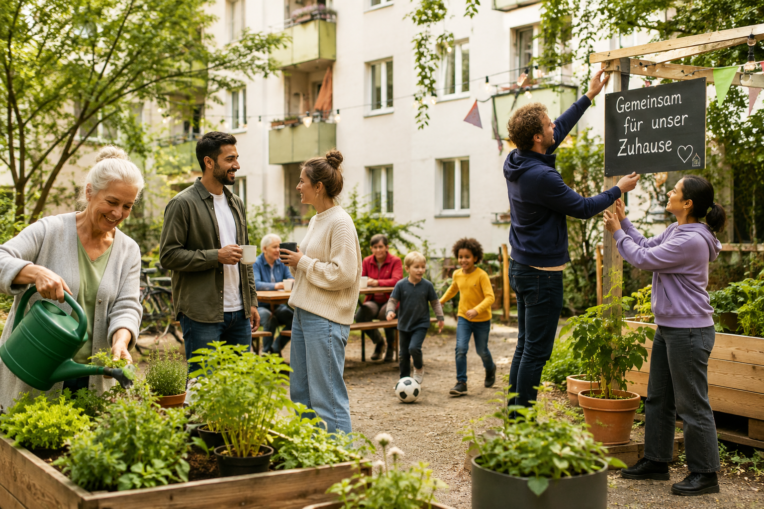 EINLADUNG GESPRÄCHSRUNDE: MITMACHEN STATT NUR WOHNEN